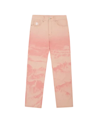 Astro-jeans med fjelltrykk som bukser