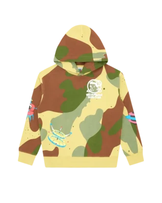 Barn med Space Camo-mønster over hele plagget