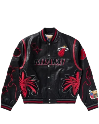 BBC x jeff hamilton heat varsity-jakke