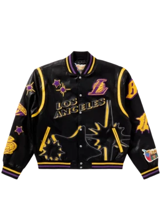 BBC x Jeff Hamilton Lakers varsity-jakke