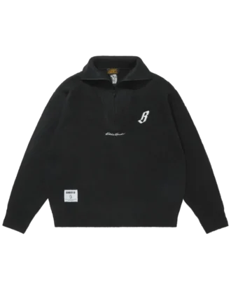 Billionaire Boys Club x Eddie Bauer strikkeplagg med halv glidelås