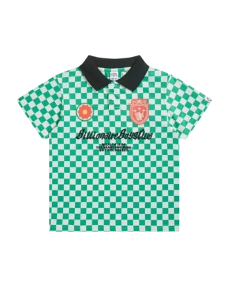 Bogey SS-pique-skjorte for barn