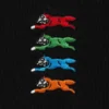 Bomulls-T-skjorte med brodert logo – Running Dog