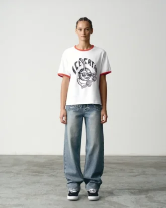 Cherry Ringer T-skjorte for kvinner