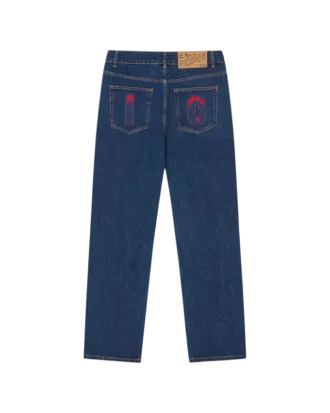 Crystal Running Dog-bukser i denim