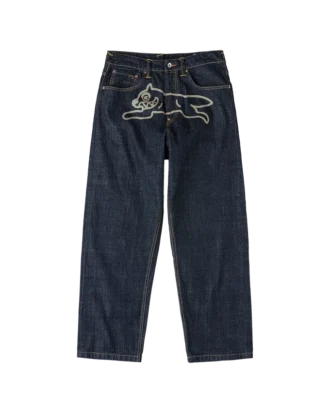 Daicock-trykte baggy-Jeans