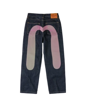 Daicock-trykte baggy-Jeans