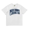 Dallas Cowboys Curve Logo SS-T-skjorte i hvitt