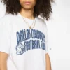 Dallas Cowboys Curve Logo SS-T-skjorte i hvitt
