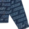 Denim-truckerjakke med gjentatt logo