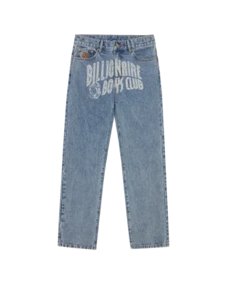 Denimbukser med bleknet Arch Logo