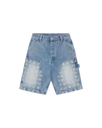 Diamonds & Dollars denim-carpenter-shorts