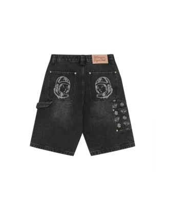 Diamonds & Dollars denim-carpenter-shorts