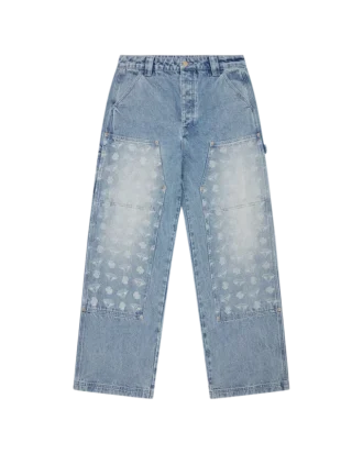 Diamonds & Dollars-denim-tømmerbukser