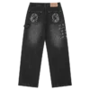 Diamonds & Dollars-denim-tømmerbukser