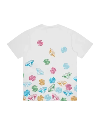 Diamonds & Dollars jumble t-skjorte