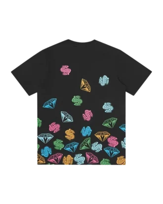 Diamonds & Dollars jumble t-skjorte