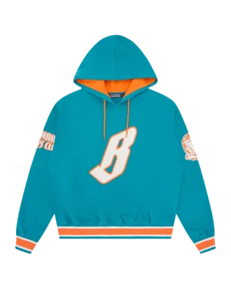 Flying B-chenille oversized popover-hettegenser