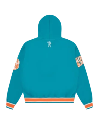 Flying B-chenille oversized popover-hettegenser