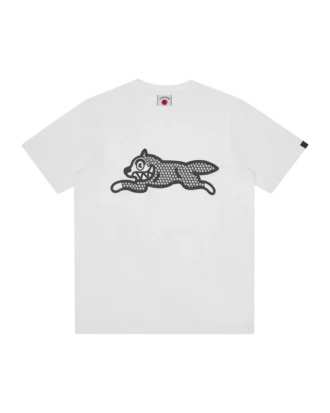 Glitter Running Dog T-skjorte