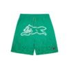 Gradient snakeskin running dog-badeshorts