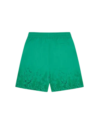 Gradient snakeskin running dog-badeshorts