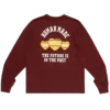 Grafisk langermet T-skjorte #1