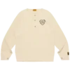 Henley-T-skjorte med lange ermer