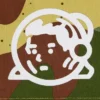 Kids all over Space Camo sweatshorts
