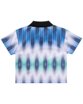 Kids Drip SS Pique-skjorte