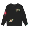 Kids Space Camo LS T-skjorte