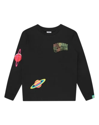 Kids Space Camo LS T-skjorte