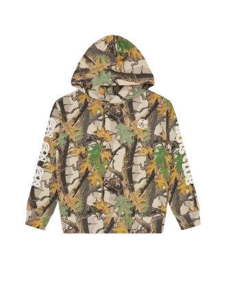 Kids Tree Camo Popover-hette