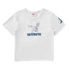Kort T-skjorte for kvinner med Dallas Cowboys Space Cowgirl-motiv