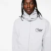 Lil og-logo hettegenser med full glidelås