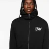 Lil og-logo hettegenser med full glidelås