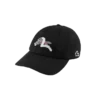 Logo med brodert måke.