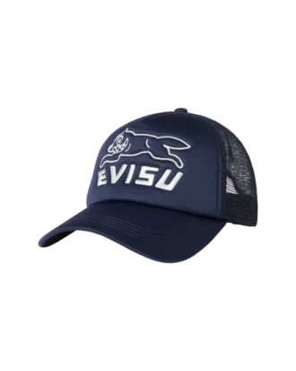 Logo med evisu-broderi. Hatt