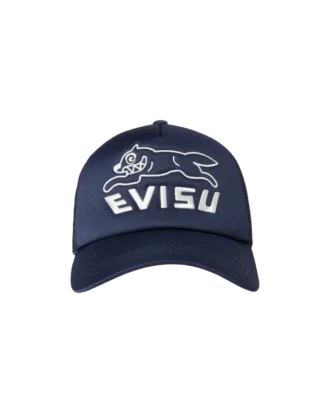 Logo med evisu-broderi. Hatt