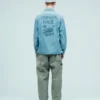 Militær chambray-skjorte