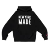 New York-produsert, tykk hettegenser