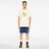 NY Yankees Space Camo Logo T-skjorte