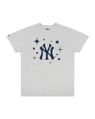 Ny Yankees Starfield Logo T-skjorte