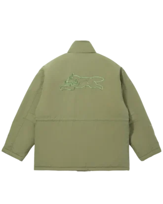 Nylonjakke med brodert logo