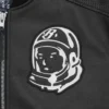 Og astro-bomberjakke i skinn