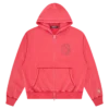 Oversized college-hettegenser med glidelås