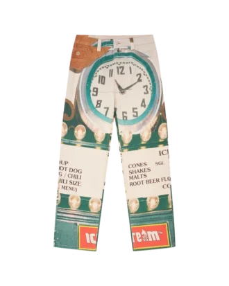 Parlor Double Scoop-denimbukse