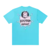Rosa badge-T-skjorte