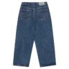 Running Dog-denimbukser med trippel skål