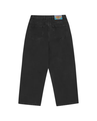 Running Dog-denimbukser med trippel skål